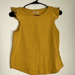 Madewell flutter sleeve top